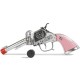 Pistola Arma de Brinquedo Rosa Luxo Infantil