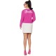 Fantasia Barbie Cardigan Casaco Pink Filme Adulto