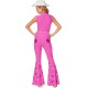 Fantasia Barbie Conjunto Pink Filme Adulto Luxo