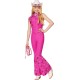 Fantasia Barbie Conjunto Pink Filme Infantil Luxo