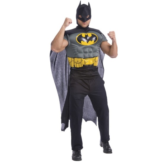 Camiseta Adulto do Batman com Músculos