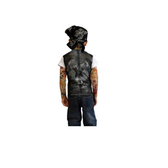 Camiseta Motoqueiro Instinto Selvagem Infantil