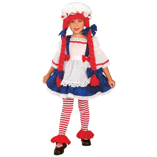 Fantasia Boneca de Pano Infantil Luxo