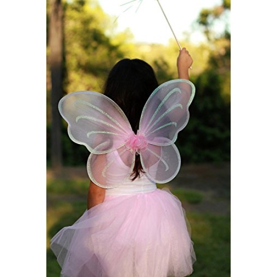 Fantasia Borboleta Rosa Infantil Clássica