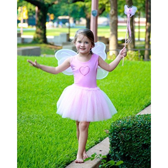Fantasia Borboleta Rosa Infantil Clássica