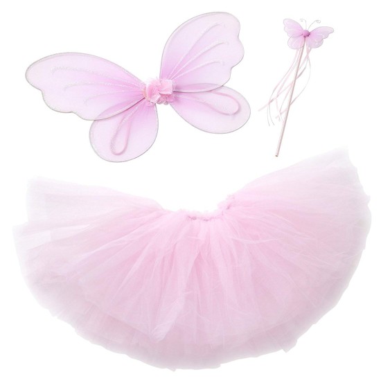 Fantasia Borboleta Rosa Infantil Clássica