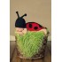 Fantasia Crochet Artesanal Joaninha Luxo