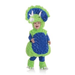 Fantasia Dinossauro Triceratops Pelucia