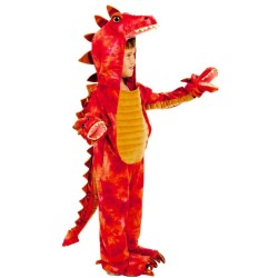 Fantasia Dragão Dinossauro de 3 Cabeças Luxo