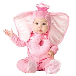 Fantasia Elefante Bebê Parmalat Rosa