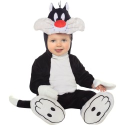 Fantasia Infantil Bebê do Frajola da Looney Tunes