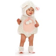 Fantasia Infantil Bebê Ovelha Bebê Parmalat Luxo