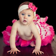 Fantasia Infantil Bebê Tutu Bailarina Branco e Pink
