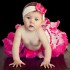 Fantasia Infantil Bebê Tutu Bailarina Branco e Pink
