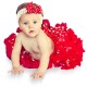 Fantasia Infantil Bebê Tutu Bailarina Vermelha