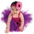 Fantasia Infantil Doce Flor Bailarina lilás Luxo
