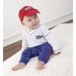 Fantasia Infantil Jogador de Baseball Bebê Elite