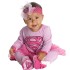 Fantasia Infantil Super Garota Supergirl Rosa Bebê
