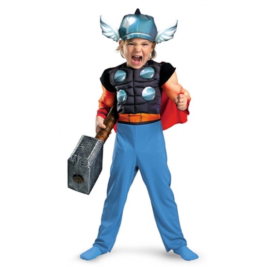 Fantasia Infantil Thor com Músculos
