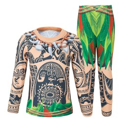 Fantasia Moana Maui Infantil Luxo Bebê