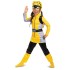 Fantasia Power Rangers Morfador Amarelo Luxo Infantil Bebê