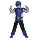 Fantasia Power Rangers Morfador Azul Luxo Infantil Bebê
