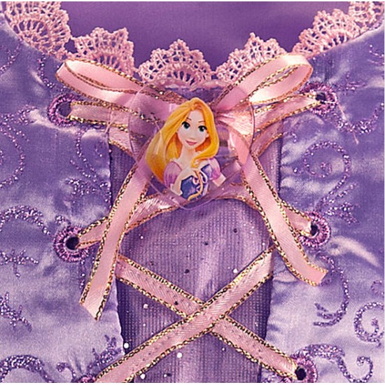Fantasia Rapunzel Enrolados Bebê Luxo 