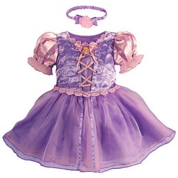 Fantasia Rapunzel Enrolados Bebê Luxo 