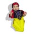 Fantasia Recém Nascido Branca de Neve