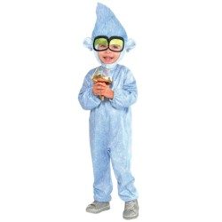 Fantasia Tiny Diamond Trolls Infantil Clássico