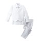 Terno Smoking Branco Bebê Luxo