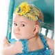 Tiara de Penas Amarela e Azul Bebês