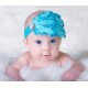 Tiara de Penas Azul Bebês