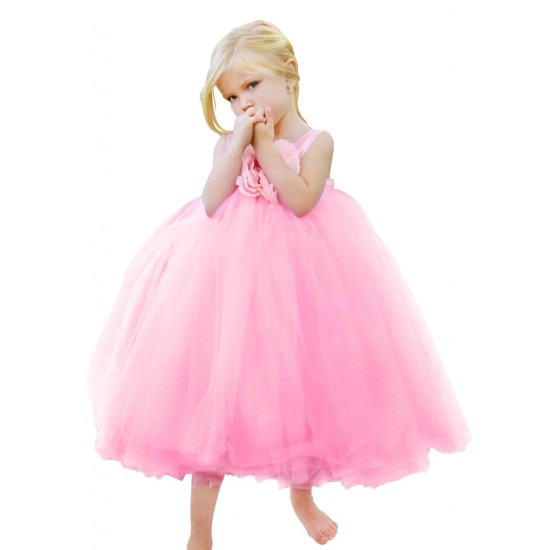 Vestido Bailarina Encantadora Rosa Luxo