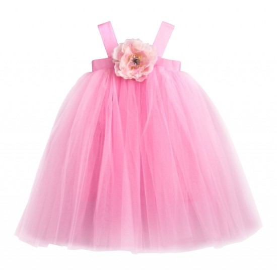 Vestido Bailarina Encantadora Rosa Luxo