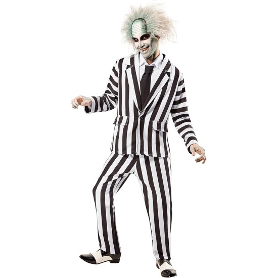 Fantasia Beetlejuice Adulto Classica Luxo