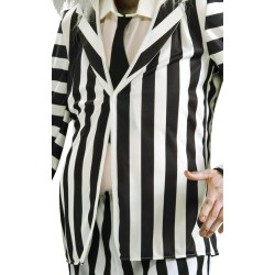 Fantasia Beetlejuice Adulto Luxo Novo