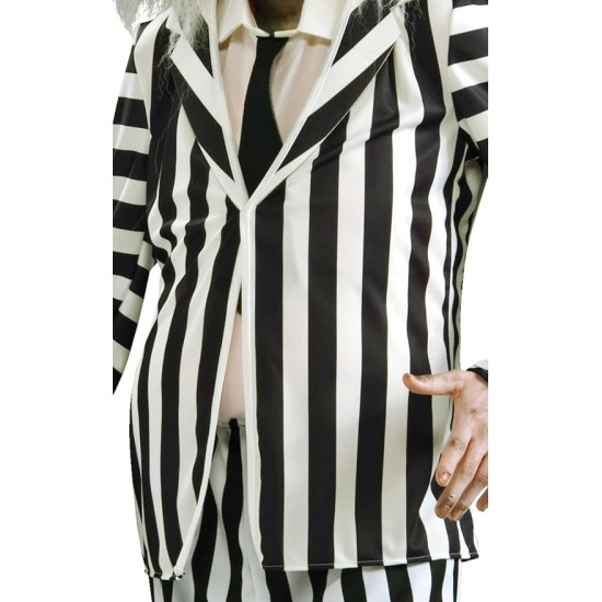 Fantasia Beetlejuice Adulto Luxo Novo
