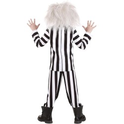 Fantasia Beetlejuice Infantil Luxo Novo