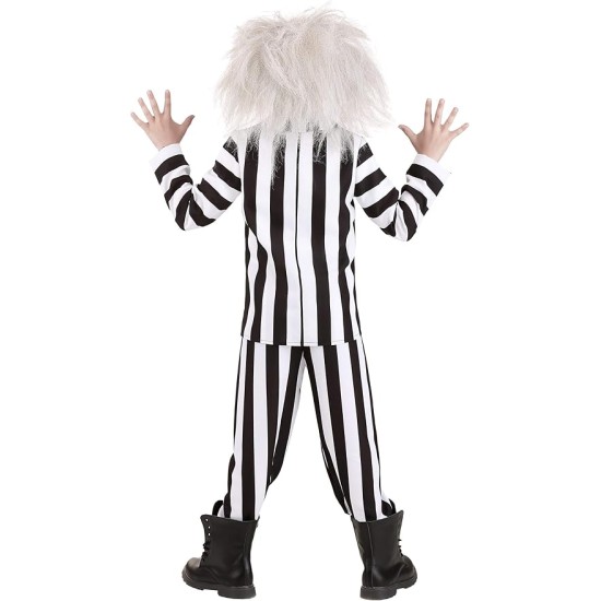 Fantasia Beetlejuice Infantil Luxo Novo