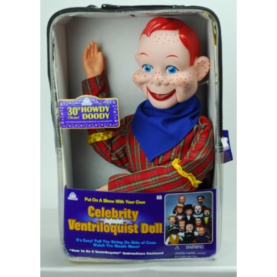 Boneco Ventríloquo Howdy Doody Dummy Luxo