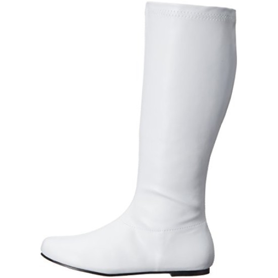 Bota Branca Adulto Sem Salto