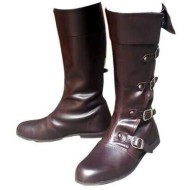 Bota de Couro Adulto Medieval