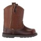 Bota de Cowboy Infantil Luxo Marrom