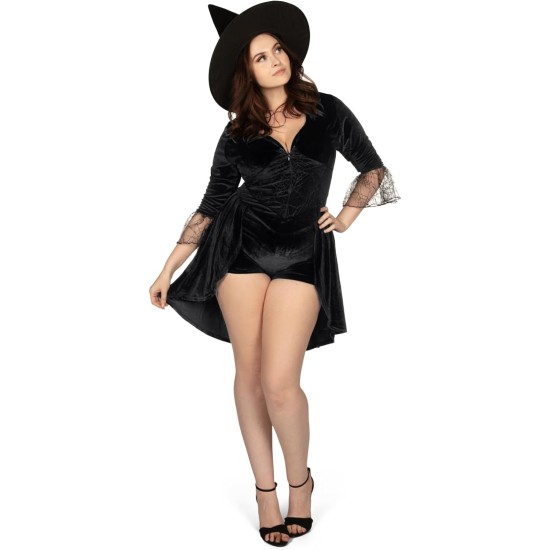 Fantasia Bruxa Negra Adulto Tipsy