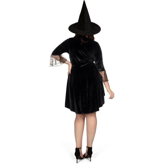Fantasia Bruxa Negra Adulto Tipsy