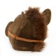 Cabeça Capacete Máscara Cavalo Pelúcia Luxo