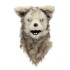 Cabeça Capacete Máscara Lobo Pelúcia Luxo