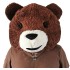 Cabeça Capacete Máscara Urso Pelúcia Deluxe