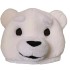 Cabeça Capacete Máscara Urso Pelúcia Luxo Clara